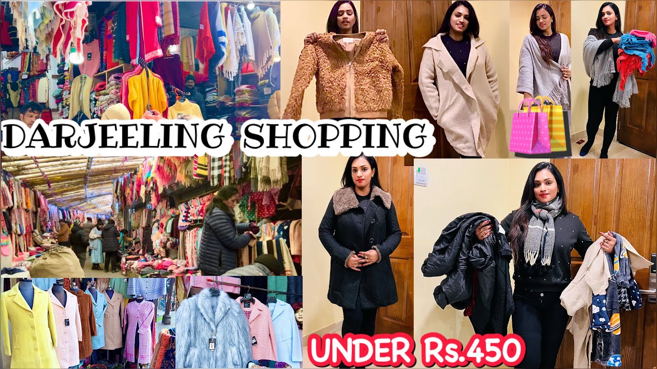 Winter Shopping Haul under 450 Rs /Darjeeling Shopping Market /darjeeling  chauk bazar, mall market