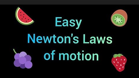 JEST Exam tutorial video - Classical mechanics - Newton