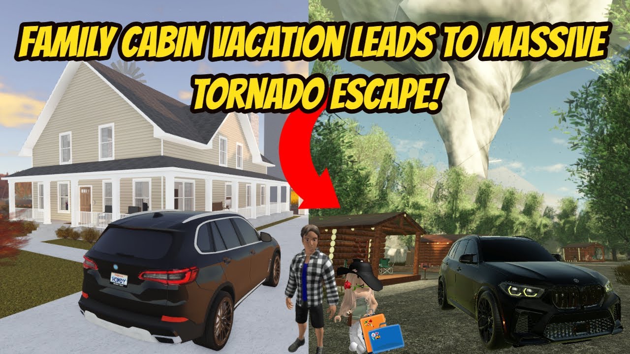 Greenville, Wisc Roblox l Realistic Family Cabin Camping Trip Tornado ...