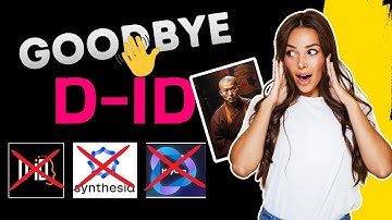 🛑STOP Using D-ID, DID Alternative website for 100% Free | Fast Tutorial To Create Ai Talking Avatar