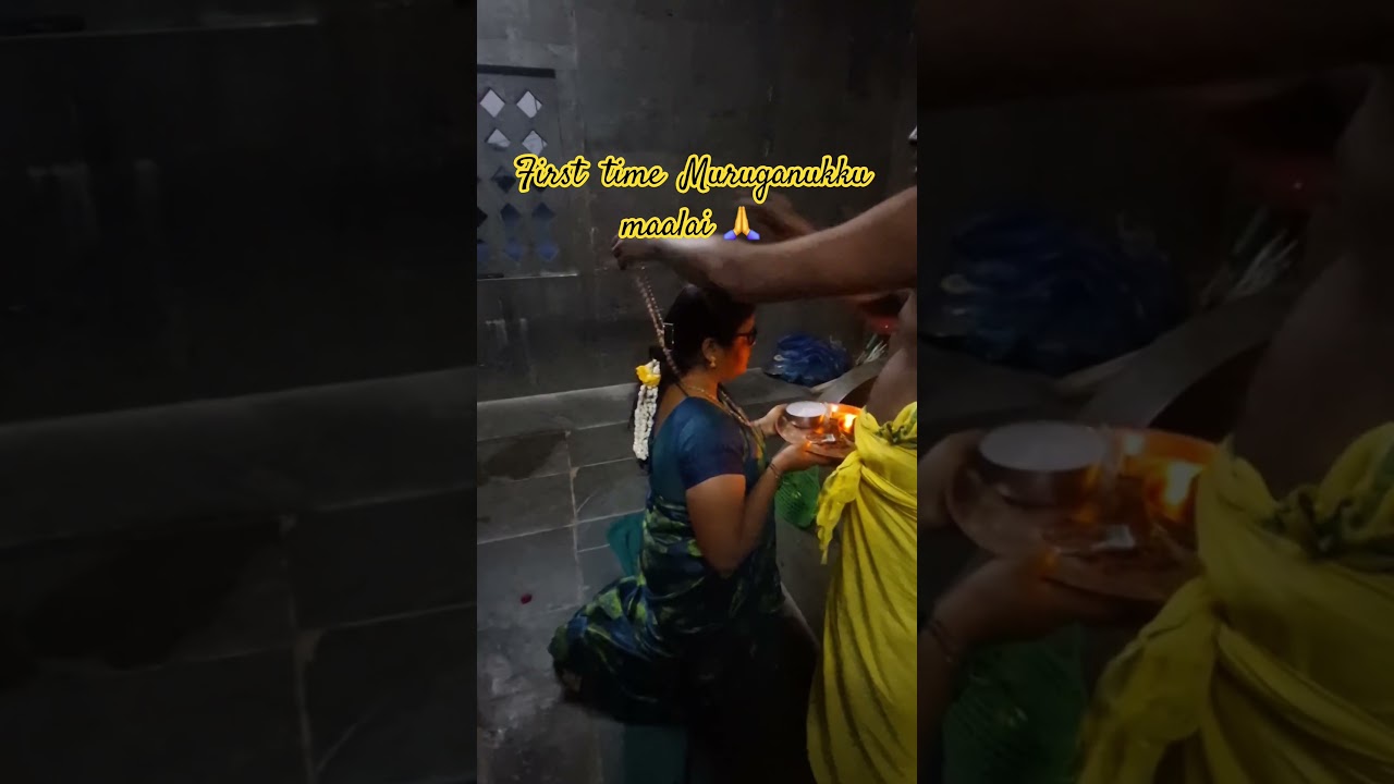 First time Muruganukku maalai potten 🙏 | Tamil devotional vlog | vyashcraftedwithlove
