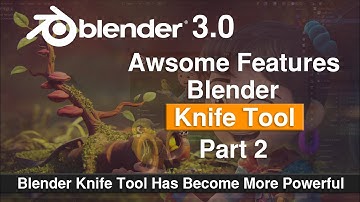 New Features Of Blender Knife Tool _ Part 2 _ Blender 3.0 _ Blender Tutorial