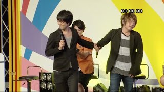 An anxious Matsuoka Yoshitsugu is continuously dragged to center stage