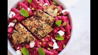 Beet & Goat Cheese Pasta