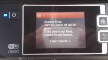 Epson WorkForce WF-3640 ERROR  0X10
