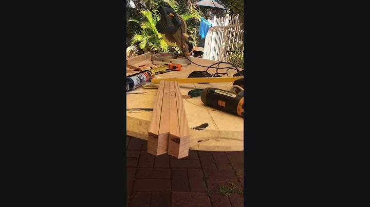 PROGRESS VIDEO 1 - making the pentagonal frame