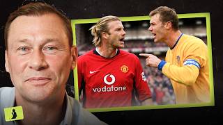 Duncan Ferguson's CLASH with Beckham & His AGGRESSIVE Match Mentality | CLASSIC CLIPS