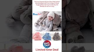 Gift Baby DearJoy Polyester Big Size Fibre Filled Stuffed Animal Elephant Soft Toy Plush Hugging
