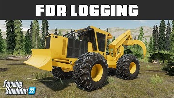 Skidder Tips & Ai Music The Fall Of Civilization - FDR Logging 11 - Farming Simulator 2022