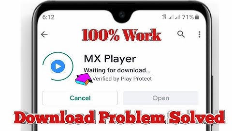 Fix Play Store Waiting For Download Problem Solved || 100% Work