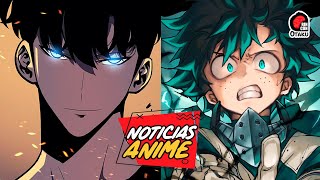 Ilustrador de SOLO LEVELING MUERE, BLACK CLOVER REGRESA, BOKU NO HERO anuncia ESTRENO | Rincón Otaku