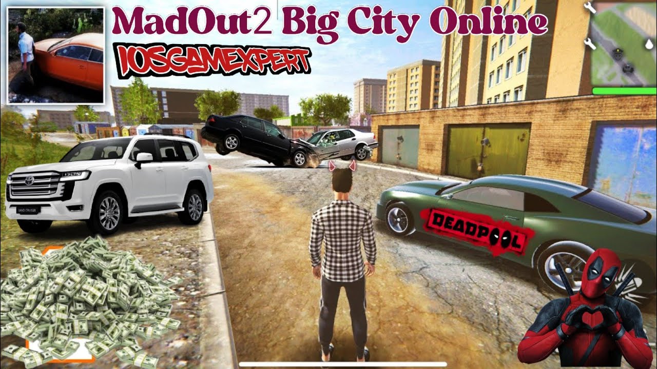 Deadpool LC V8 Unlimited Money 🤑 MadOut2 Android Gameplay 