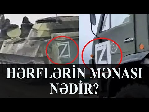 Rusiya texnikalarının üzərindəki hərflərin mənası nədir?