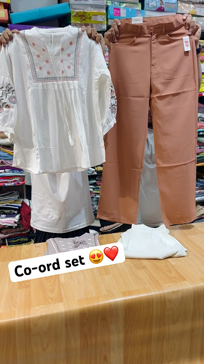 Women coord set #coordset #clothing #top #pets #girl #fashion  #shortvideo @gulatigarments6442