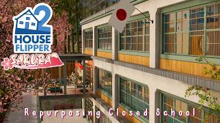 House Flipper 2 🌸 Repurposing Closed School 🌸 Sakura DLC Job