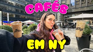 CONHECENDO OS MELHORES CAFÉS DE NY, quanto custa $$? - New York Vlog