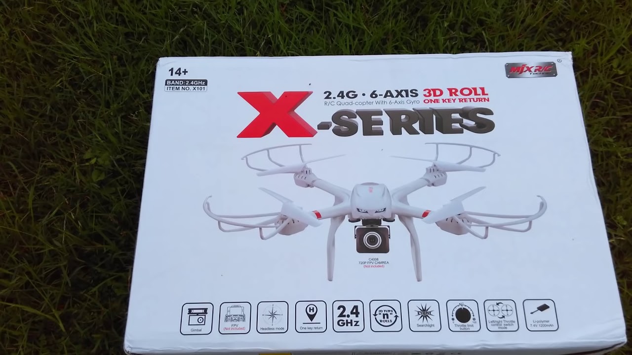 Mjx X Series X101 Quadcopter Unboxing And First Look Youtube
