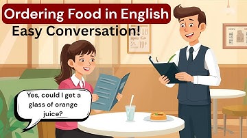 English Conversation Practice | Ordering Food at a Restaurant #orderingfood