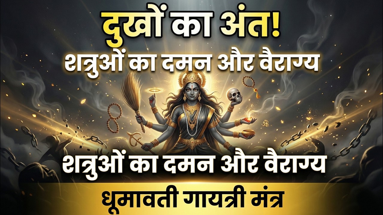धूमावती गायत्री मंत्र: दुखों का अंत, शत्रुओं का दमन और वैराग्य की शक्ति | Dhumavati Gayatri Mantra