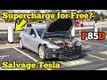 Rebuilding a TOTALED TESLA In my Garage then driving to a Supercharger to test if It's BLACKLISTED!