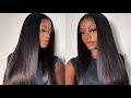 The BEST HD Lace Wig Ever?!! Silky Soft Straight Wig Install | MY NEW FAVORITE! ft.Jurllyshe Hair