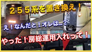 【E259系が房総特急‼️】255系を置き換えるE259系特急成田エクスプレス2号に乗車‼️