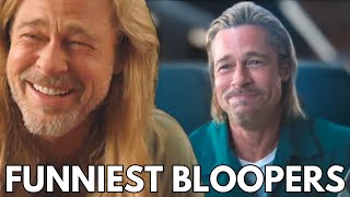 Brad Pitt Funniest Bloopers From Bullet Train, The Lost City & More
