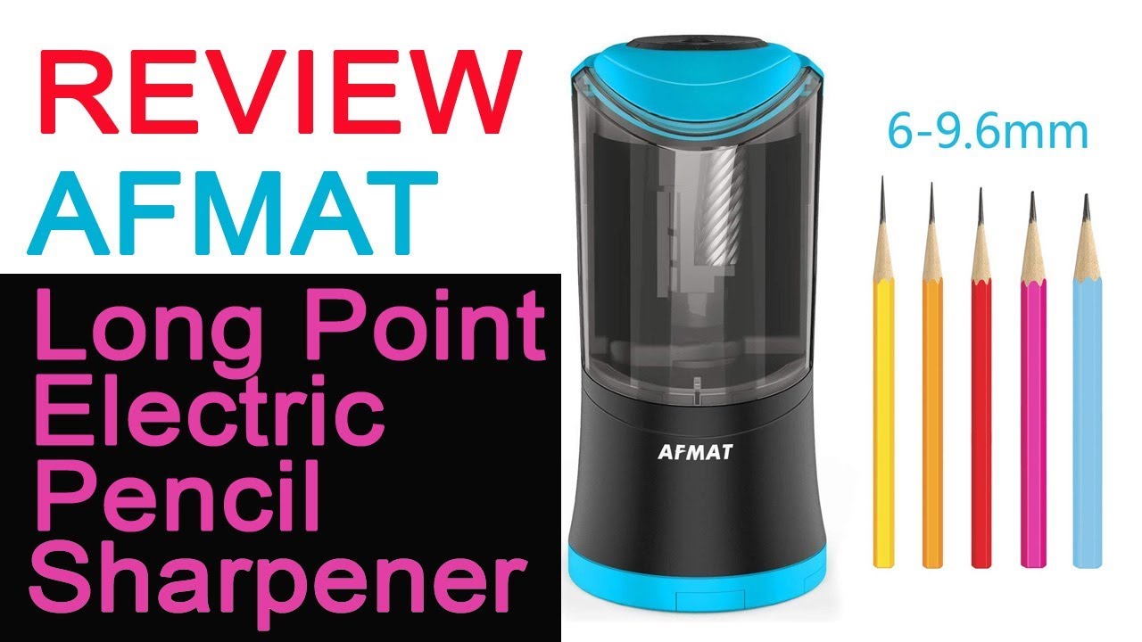 Artist Electric Pencil Sharpener  Long Points for Artists! AFMAT PS09 