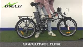 Download lagu Vélo électrique pliant ovelo city 15Ah, cadre haut