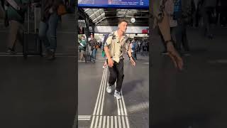 Video thumbnail of "Crashing the Zurich Main Station 🕺"