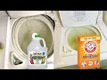 How to DEEP clean your top loading washing machine/ naturally+ EASY /Vinegar &amp; Baking Soda