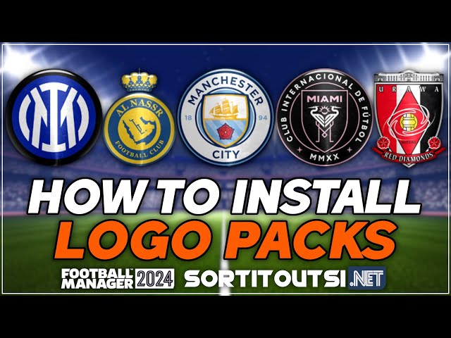 HOW TO INSTALL REAL CLUB LOGOS ON FM24 - Football Manager 2024 Logopack Installation Guide class=