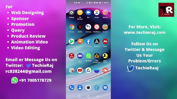 Fix OnePlus 7T WhatsApp Video Call Problem Solved