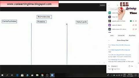 1 GSA Lect 1 - Biomolecules, Enzymes, Vitamins, Digestive Sytem