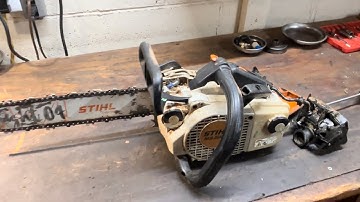 Stihl MS200t vs Skid Steer