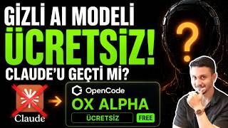 Bu Ücretsiz Ai Modeli Nereden Çıktı? Ox Alpha + Opencode