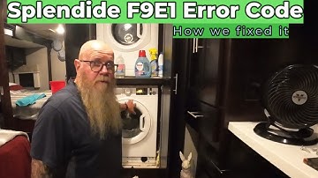 Fixing an F9E1 error code on a Splendide Washer