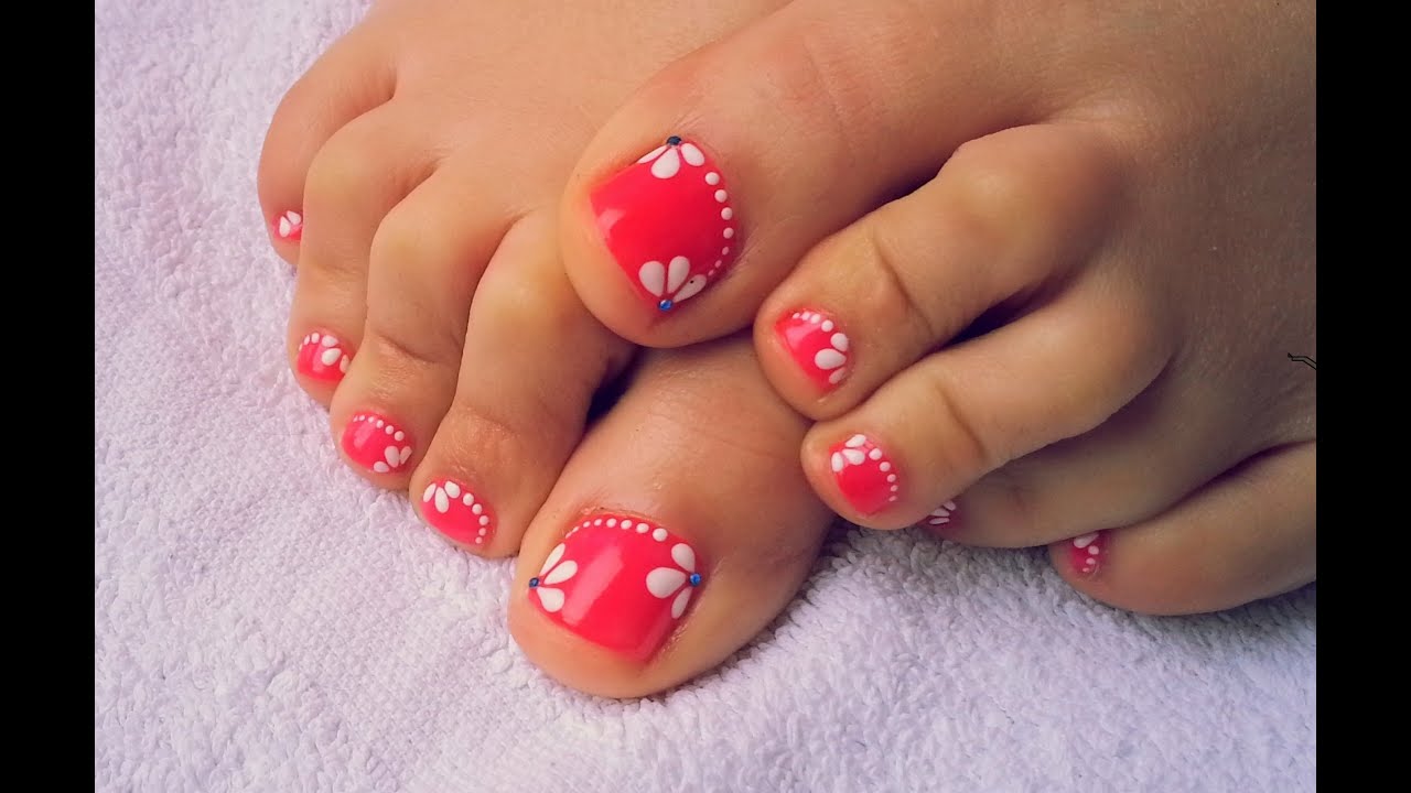 nail art pieds photo