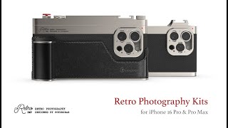 Fotorgear Retro DMF iPhone16 PRO MAX セット FotorGear Retro DMF Photography Kits for iPhone 16 Pro Max