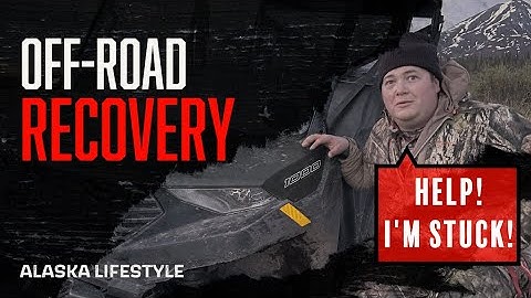 Alaska Off-Road Recovery - Jeep pulls Polaris Ranger from the mud!