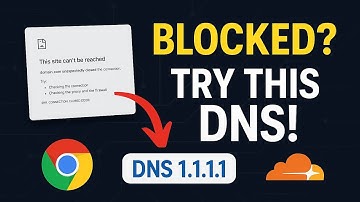 Open Blocked Websites on Chrome Using DNS 1.1.1.1 (No VPN)