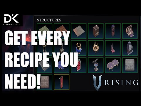 V Rising - How To Get Specific Recipes And Fast Track Guide