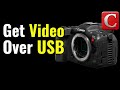 USB Video Class Output - EOS R5C Tip 54