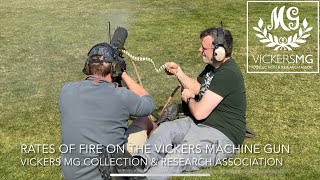 Vickers and Bren Machine Gun Rates of Fire
