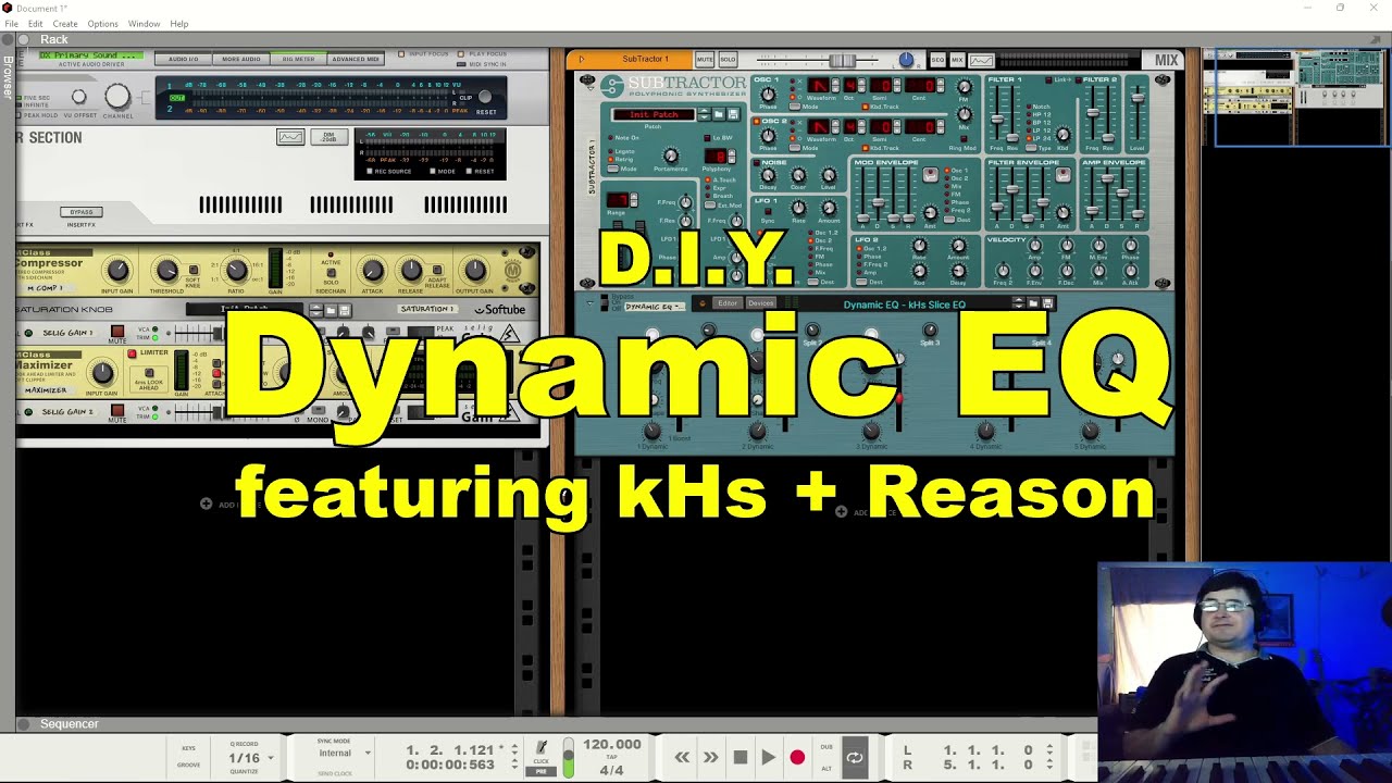 YouTube에서 Making a Dynamic EQ using kHS + Reason devices 보기 YouTube에서 Making a Dynamic EQ using kHS + Reason devices 보기