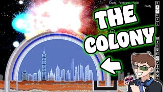 Building a MARTIAN COLONY in The Powder Toy!