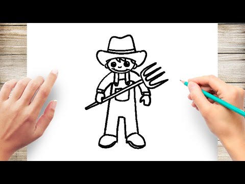 how-to-draw-a-farmer-man-step-by-step