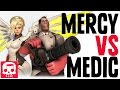 Video thumbnail of "MERCY VS MEDIC RAP BATTLE by JT Music"