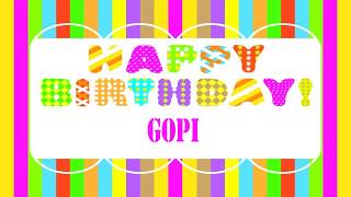 Gopi   Wishes - Happy Birthday GOPI