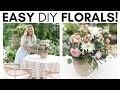 How to make a bouquet  diy floral arch  diy florals for wedding or party  floral arrangements